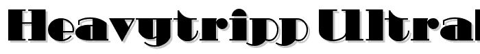 HeavyTripp UltraBold font